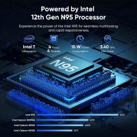 Coolby 15.6inch Windows 11 Laptop, 12GB RAM/256GB SSD, 1920x1080 IPS Display, Intel N95(Beats N5095) Quad Core Laptop Computer, Support Fingerprint, WiFi 5, BT - Image 8