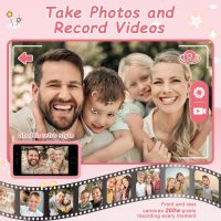 3.97" Touchscreen Kids Toys Smart Phone, Kids Phone with Games & Dual Camera, Toddler Toys Phone, Boys and Girls Learning Toy Phone for 3-9 Years Old (Pink) - Image 3