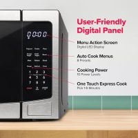 FRIGIDAIRE Stainless Steel Microwave Oven, Multi Function, Programmable, 1.1 Cu Ft 1000-Watt - Image 4