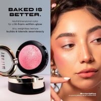 Milani Baked Blush, Powder Blush for Cheeks, Cruelty Free Makeup - Shape, Contour & Highlight Face for a Shimmery or Matte Finish -Dolce Pink - Image 4
