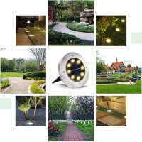 INCX Solar Lights Outdoor Waterproof,16 Pack Solor Ground Light for Outside, Solar Garden Lights Landscape Lighting for Patio Pathway Lawn Yard Deck Driveway Walkway, Warm White - Image 6