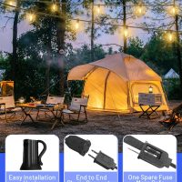 Tenmiro 200FT Outdoor String Lights, Ultra Long LED Patio Lights with Shatterproof High Brightness S11 Edison Bulbs, Outside Hanging Light Waterproof for Backyard Deck Porch Party Decor 2700K - Image 5