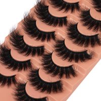Mink Lashes Full Volume False Eyelashes 18mm Dramatic Faux Mink Eyelashes Natural Look Cat Eye Volume Eye Lashes Multipack by Focipeysa - Image 5