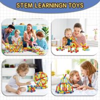 Toddler Magnetic Blocks Building Toys, Kids Montessori Toys for 3 4 5+ Year Old Girls Boys, Educational Magnetic Sticks and Balls Learning Stem Preschool Toys, Construction Sensory Toys Birthday Gifts - Image 6
