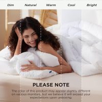 Bedsure Comforter Duvet Insert - Quilted Comforters King Size, All Season Duvet, GentleSoft Down Alternative Bedding, with 8 Tabs, Gifts for Women/Men, White, King 90 x 102 Inches - Image 9