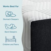 Lucid 8 Inch Memory Foam Mattress - Medium Plush Feel - Gel Infusion - Memory Foam Infused with Bamboo Charcoal - Breathable - CertiPur Certified - FullFull Size - Image 5