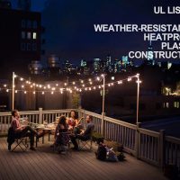 Lampat String Lights, LED 25 Light Bulbs 25Ft G40 Globe String Lights with Bulbs-UL Listd for Indoor/Outdoor Commercial Decor - Image 6