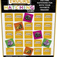 Hasbro Gaming Trucks Matching Game, Fun Preschool Board Game for 1+ Players, Memory Card Games for Kids, Set, Ages 3+ (Amazon Exclusive) - Image 2