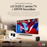 LG S90TR 7.1.3-Channel OLED evo TV Matching Home Theater Soundbar with Rear Surround Speakers and Wireless Subwoofer, Wow Orchestra, Dolby Atmos, WOWCAST Built-in (2024 Model) - Image 2