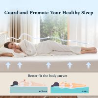 Full Mattress, 6 Inch Memory Foam Mattress in a Box, Fiberglass Free Full Size Mattresses for Pressure & Pain Relief, Soft and Comfortable - Image 3