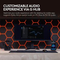 Logitech G Astro A50 X Omni-Platform Wireless Gaming Headset + Base Station for PS5, Xbox, PC: PLAYSYNC Video & Audio Switcher, HDMI 2.1 4K 120Hz VRR, - Image 5