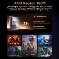 Beelink SER8 Mini PC AMD Ryzen 7 8745HS(UP to 4.9GHz), 32GB DDR5 1TB PCIE4.0 SSD, AMD Radeon 780M Graphics 12core 2600MHz Mini Gaming PC, USB4.0/Triple Display/2.5Gbps LAN Win 11 PRO Mini Computer - Image 3