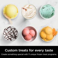 Ninja CREAMi Deluxe Ice Cream & Frozen Treat Maker, Includes (4) Family-Sized 24 oz. Tubs, for Ice Cream, Sorbet, Milkshakes, Frozen Yogurt, & More, 11-in-1, XL Capacity, Silver - Image 10
