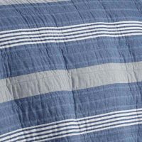 Nautica - Queen Quilt Set, Cotton Reversible Bedding with Matching Shams, Home Decor for All Seasons (Saltmarsh Blue, Queen) - Image 3