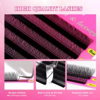 TDANCE YY Lash Extensions C Curl 0.07mm Thickness Volume Extension 4D Fans 8-15mm YY Lashes Long Lasting Easy Application Lashes Premade Fans Matte Black Lashes(YY, C-0.07,8-15mm) - Image 6