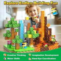 100PCS Magnetic Blocks Magnetic Building Blocks Sensory Toys for Kids Ages 3-5 6-8 8-12 Kids Game Toys for 3+ Year Old Boys & Girls, 3 4 5 6 7 8 9 10 Year Old Boy Birthday Gifts - Image 9