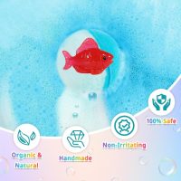 Bath Bombs for Kids with Surprise Inside, 24 Pack Kids Bath Bombs Gift Set, Natural Organic Kid Bubble Bath Fizzy for Girls Boys with Bath Toys Inside - Image 5