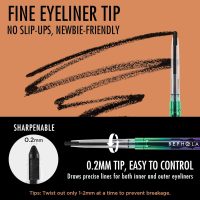 BEPHOLAN Black Eyeliner Pencils,Waterproof Gel Eyeliner Pencil Black Waterline Eye Liner Pen for Women Waterproof Smudge Proof Long-lasting (BLACK) - Image 5