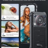 OUKITEL WP36 Rugged Phone Unlocked 2024-10600mAh Rugged Smartphone, 16GB+128GB Cell Phones, 6.52" Display, 128dB Loud Speaker, 13MP Camera 4G Dual SIM Android 13 Waterproof Phone, NFC/OTG/GPS/T-Mobile - Image 7
