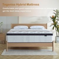 King Mattress, 14 Inch Innerspring Hybrid Mattress in a Box with Gel Memory Foam, Individually Wrapped Encased Coil Pocket Spring Mattresses, Pressure Relief, Medium Firm Support,76"*80"*14" - Image 3