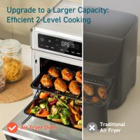 COSORI 11-in-1 Air Fryer Oven , 13Qt Small Footprint Airfryer combo with Rotisserie, Toast, Bake, Roast, Reheat Functions and more, Recipe Book & 6 Accessories Included, Perfect for Small Contertop - Image 2