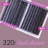 Ocean Pearl Lash Clusters 320pcs 3D Thick Lash Clusters kit 60D+80D Lashes,Eyelashes,Lash Extension Kit,Eyelash Clusters with Lash Bond&Seal&Remover&Tweezers,Lashes Clusters Eyelash Extensions Kit - Image 6