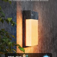 Govee Outdoor Wall Light, 1500LM Smart RGBIC Porch Lights Outdoor with 45 Scene Modes, IP65 Waterproof for Outdoor Decor, DIY Lighting Effects, Works with Alexa, Google Assistant and Matter, 2 Pack - Image 6