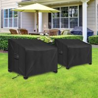 Patio Chair Covers,600D Heavy Duty and Waterproof Outdoor Garden Patio Furniture Covers Fits Up to 40W x 37D x 30H inches (2 Pack) - Image 6