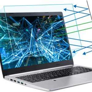 F FORITO 2-Pack 15.6 Inch Anti Blue Light Laptop Screen Protector, Eye Protection Anti Glare Matte Computer Screen Cover for 15.6" Laptop with 16:9 Aspect Ratio, Reduce Eye Strain and Touch Sensitive