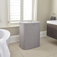 Joseph Joseph Tota 90 liter/23.8 gallon Laundry Hamper Separation Basket with lid, 2 Removable Washing Bags with Handles - Gray - Image 14
