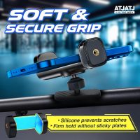 360° Rotatable Magnetic Phone Holder for Gym, Workout Phone Magnet Mount, Portable Gym Accessories Attach to Metal Surface, Universal Phone Stand for Content Creation Compatible with All Smartphones - Image 7
