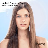 Godefroy Fast Acting Temporary Instant Brow Color, 3 Applications Per Package, Salon Quality Results, Medium Brown - Image 3