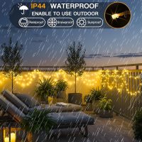 suddus Indoor String Lights with Remote, Warm White Christmas Lights Plug in with Timer, 33ft 100 LED Twinkle Fairy Lights for Bedroom Xmas Tree Wreath Patio Garden Party Spring Outdoor Decorations - Image 7