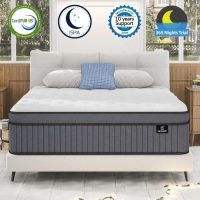 Firm Queen Size Mattress [Enhanced], 14 Inch Queen Mattress In A Box, Hybrid Mattresses With Gel Memory Foam & Independent Pocket Springs, Pressure Relief, Cooling, Additional Support, 365-Night Trial - Image 2