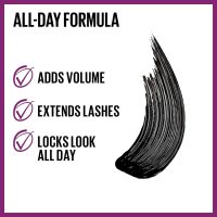 Maybelline The Falsies Lash Lift Washable Mascara Volumizing, Lengthening, Lifting, Curling, Multiplying, Eye Makeup, Very Black, 1 Count - Image 3
