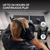 Logitech G Astro A50 X Omni-Platform Wireless Gaming Headset + Base Station for PS5, Xbox, PC: PLAYSYNC Video & Audio Switcher, HDMI 2.1 4K 120Hz VRR, - Image 6