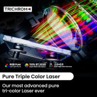 Hisense Laser Mini Projector C2, 65-300", Gimbal Design, 4K, Triple Color Laser, 110% BT.2020, 2000 ANSI Lumens, 1700:1 Native Contrast, Dolby Vision, HSR240, Sound by JBL - Image 6