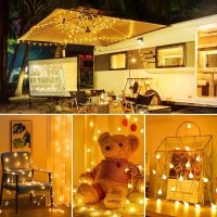 Minetom Battery Operated String Lights, 21FT 60 LED Globe Fairy Lights with Remote, Waterproof Twinkle Lights for Indoor Outdoor Bedroom Classroom Dorm Camping Canopy Wedding Xmas Decor, Warm White - Image 5
