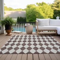 Addison Rugs Chantille ACN578 Brown 9' x 12' Indoor Outdoor Area Rug, Easy Clean, Machine Washable, Non Shedding, Bedroom, Living Room, Dining Room, Kitchen, Patio Rug - Image 8