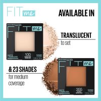 Maybelline Fit Me Matte + Poreless Pressed Face Powder Makeup & Setting Powder, Translucent, 1 Count - Image 3