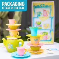 Educational Insights Teacup Pile-Up! Relay Game, Preschool Board Game, Easter Basket Stuffers for Kids, Gift for Kids Ages 4+ - Image 5