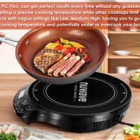 Nuwave Flex Precision Induction Cooktop, 10.25” Shatter-Proof Ceramic Glass, 6.5” Heating Coil, 45 Temps from 100°F to 500°F, 3 Wattage Settings 600, 900 & 1300 Watts, Black - Image 6