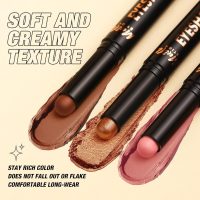 LANGMANNI 8Colors Dual-Ended Eyeshadow Stick Set – Silky Smooth, Waterproof & Transfer-Proof, Built-in Blender Brush, All-Day Matte & Shimmer Wear Eye Makeup(#A) - Image 7