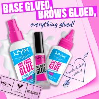 NYX PROFESSIONAL MAKEUP The Face Glue Setting Spray, Transfer-Resistant Waterproof Setting Spray, Up to 24HR Make Up Wear - Image 9