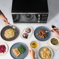 Farberware Countertop Microwave 1000 Watts, 1.1 Cu. Ft. - Microwave Oven With LED Lighting and Child Lock - Perfect for Apartments and Dorms - Easy Clean Stainless Steel - Image 6