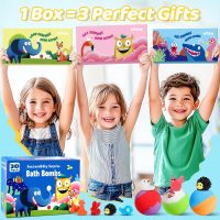 Bath Bombs for Kids with Toys Inside, 30 Pack Kids Bath Bombs Gift Set with 30 Sea & Land & Sky Animal Surprise Toy, Natural Organic Bubble Bath Toys for Kid, Birthday Gifts for Girls Boys - Image 6