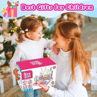 Wooden Ice Cream Toys Kids Toy Food for Toddler Girls 3+, Ice Cream Shop Playset, Pretend Play Kitchen Toys with Display Counter & Fake Money - Wooden Food Toys for 3 4 5 Year Old Girls Boys Birthday - Image 7