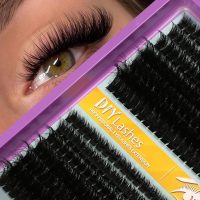 C Curl Lash Clusters Extensions 280 Pcs Individual Eye lash Clusters 100D Cluster Eyelash Lashes Wispy Clusters Lashes Makeup at Home - DIY Lash Extension Kit for Self Application (9-18MM) Mix - Image 4