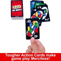 Mattel Games UNO Show ‘em No Mercy Card Game in Storage & Travel Tin for Kids, Adults & Family Night with Extra Cards, Special Rules & Tougher Penalties (Amazon Exclusive) - Image 4