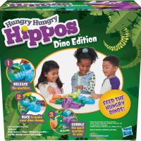 Hasbro Gaming Hungry Hungry Hippos Dino Edition Board Game, Pre-School Game for Ages 4 and Up; for 2 to 4 Players (Amazon Exclusive) - Image 2